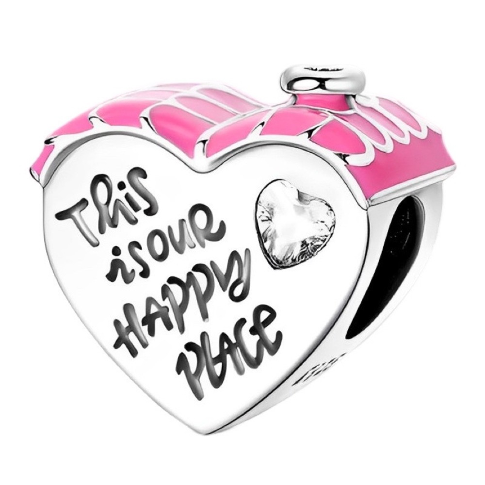 Linx Happy Place Home Heart Charm